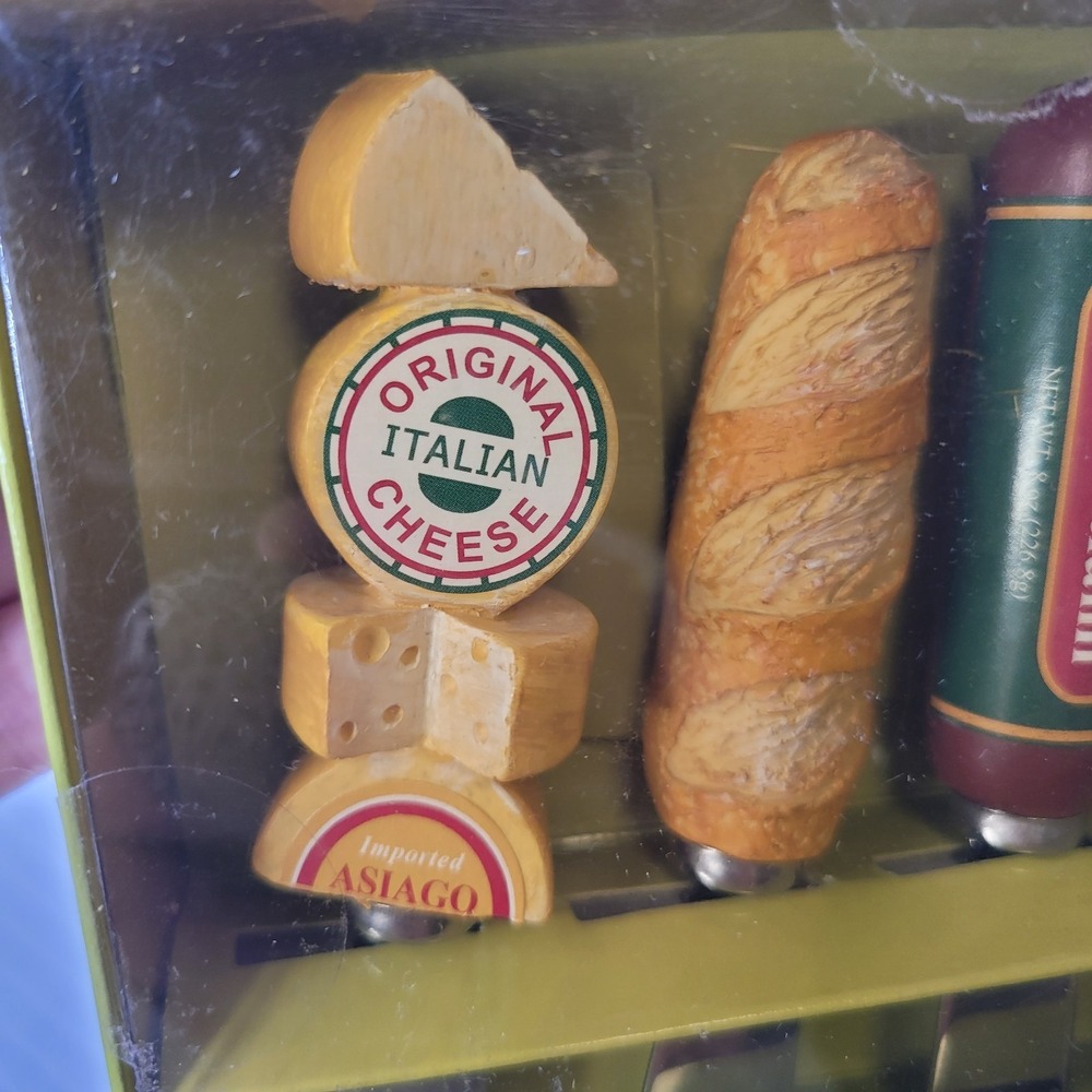 Boston Warehouse Cheese Spreaders Salt Pepper Set Charcuterie Brie Gouda New VTG - Picture 8 of 12